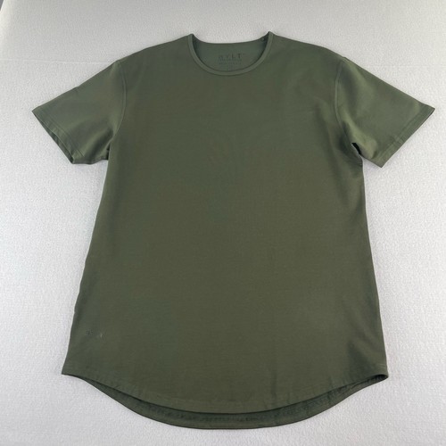 BYLT Premium Basic Drop Cut S/S Lux Dark Army Green Size Large