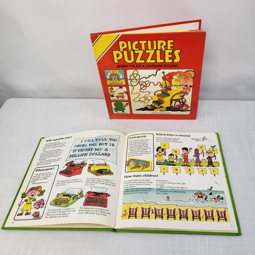 Usborne Brain Puzzles & Picture Puzzles 1980 Vintage Educational Book Bundle UK - Picture 11 of 14