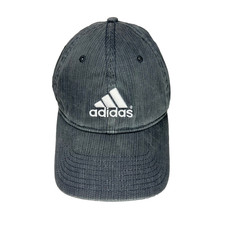 Vintage Adidas Y2K Hat Cap Strapback OSFA Adjustable Gray