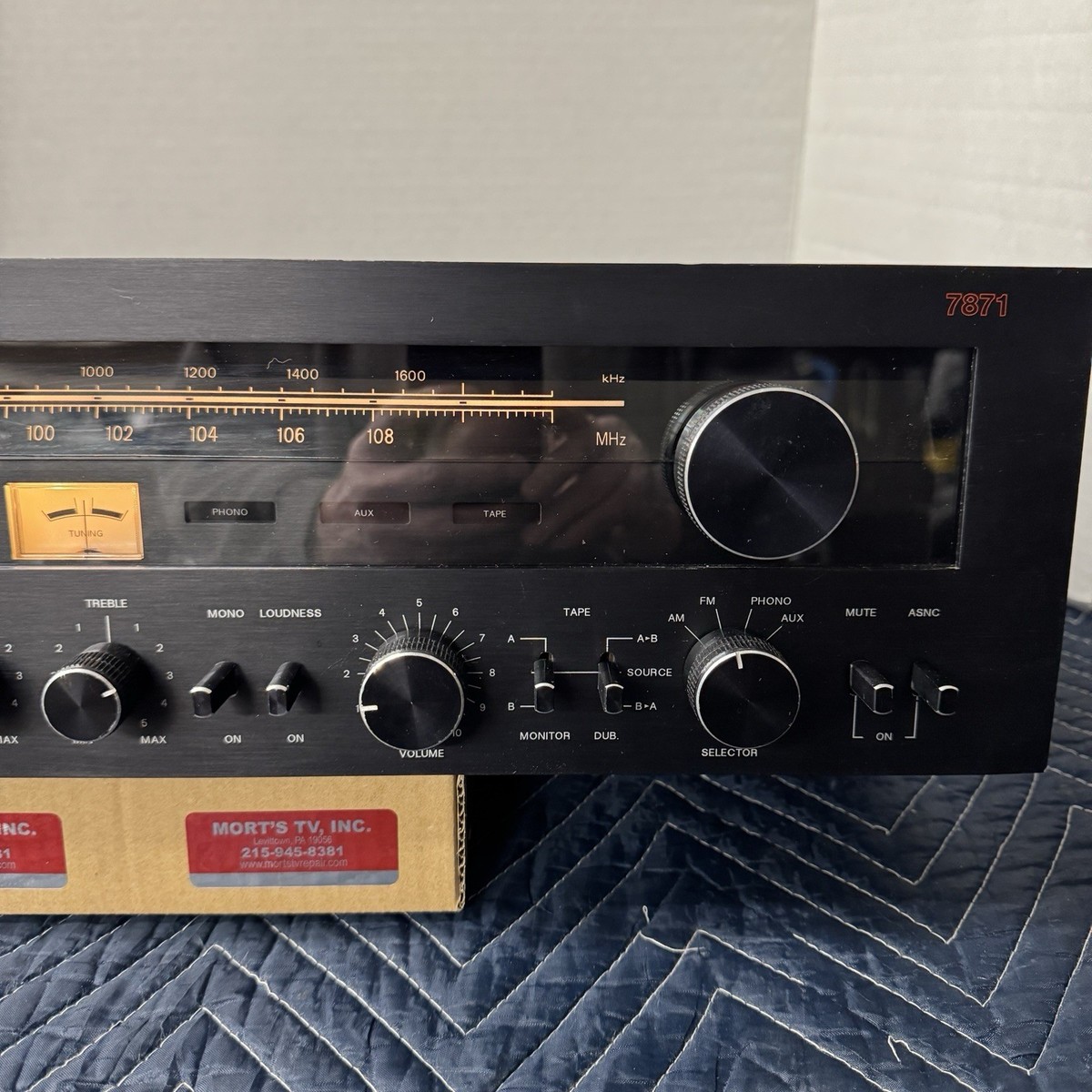 【中古】 Audiofly AF781-0 PHILIPS AH7871 VINTAGE AM/FM STEREO RECEIVER - SERVICED - CLEANED