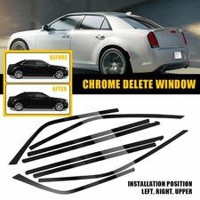 For Chrysler 300 2011-2023 Window Trim Chrome Delete Blackout Vinyl Overlay Usa For Chrysler 300 2011-2023 Window Trim Chrome Delete Blackout Vinyl Overlay Usa