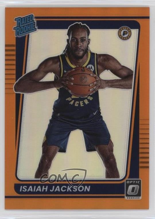 2021 Panini Donruss Optic Rated Rookie Orange Prizm /199 Isaiah Jackson #167 s1i