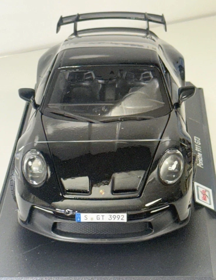 Nuevo Maisto Edición Especial 2022 Porsche 911 GT3 Negro - 1:18 Diecast Modelo 31458 Foto 2 de 3