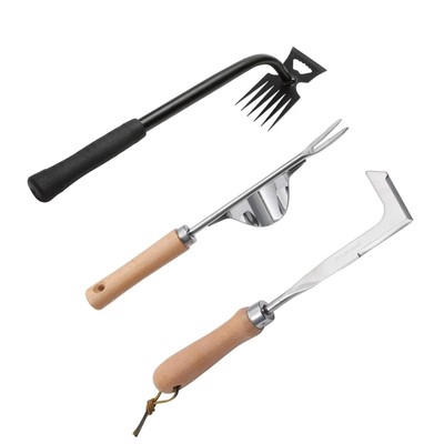 Gardening Hand Weeder Tools, 6 Teeth Uprooting Weeding Tool Multifunctional M...