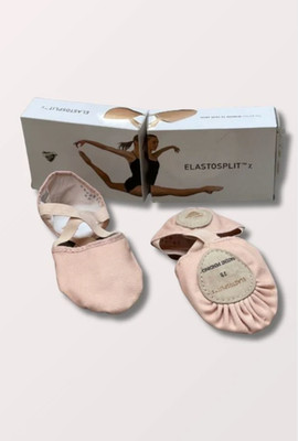 NEW Bloch Women's Elastosplit Canvas Ballet Shoes in Pink (ES0251L )