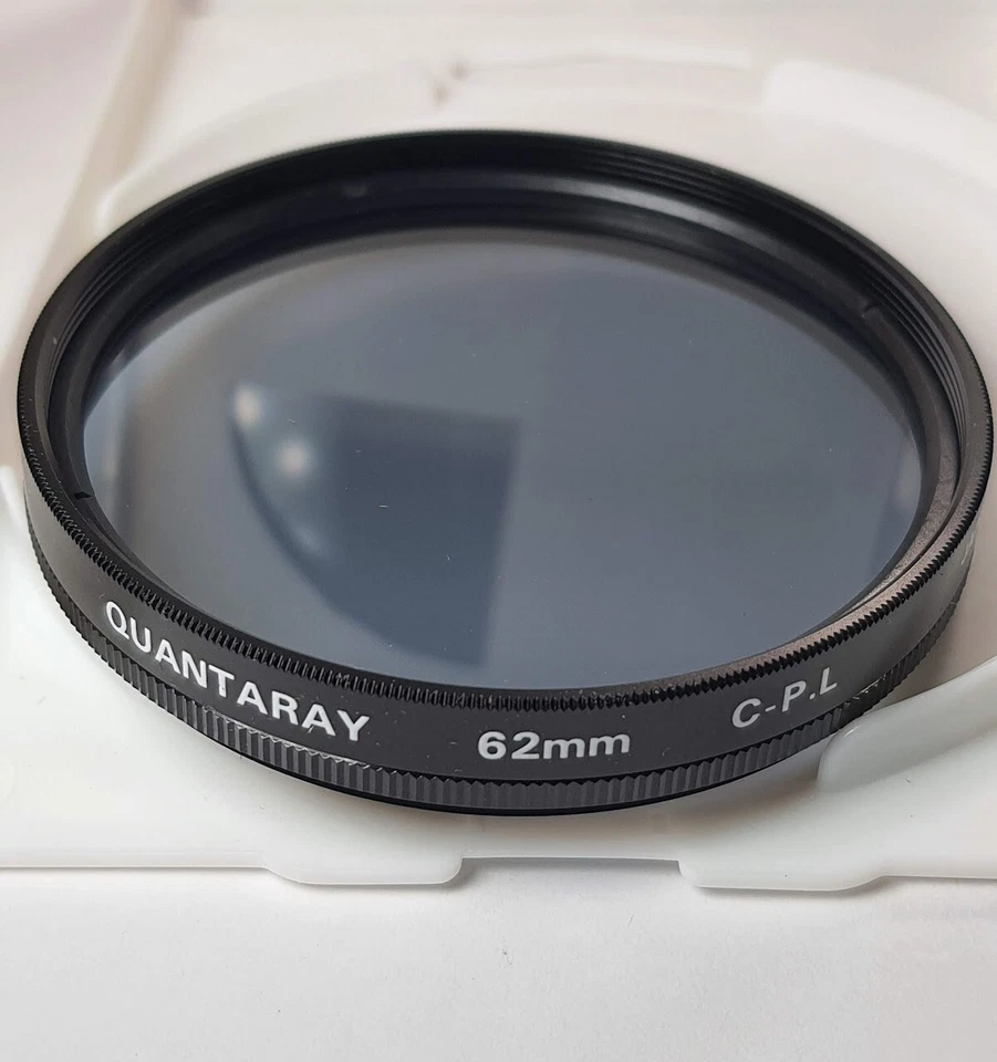 62mm Circular Polarizer CPL Glass Lens Filter Japan P-CL 62 mm Quantaray E-62 - Image 4 of 4