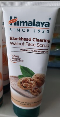 Himalaya Blackhead Clearing Walnut Face Scrub 100 grams New Product FREE SHIP