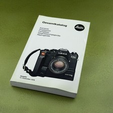 General Catalogue Photographic Equipment Leica Leitz 1978 15th edition book     