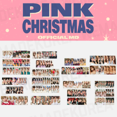 SMTOWN PINK Christmas Photo Card Random Pack Official K-POP