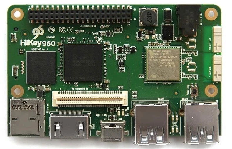 Hikey 960, hisilicon single board computer, Android reference board with power - Image 2 of 2