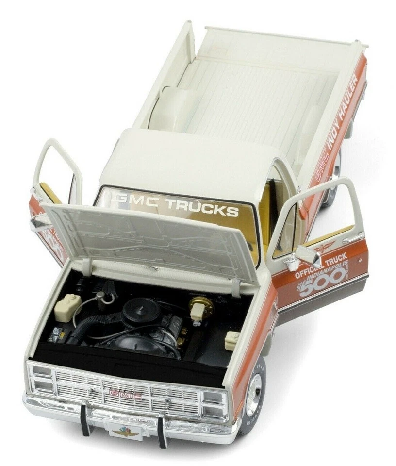 GREENLIGHT - GMC Sierra Grande Classic 1500 Pickup 1983 Indy Hauler Marrone e... - Immagine 3 di 4