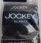 3 JOCKEY MEN'S BIKINI BLACK #1014 FABRIC COVERED WAISTBAND COTTON MEDIUM 32 - 34 — photo 9