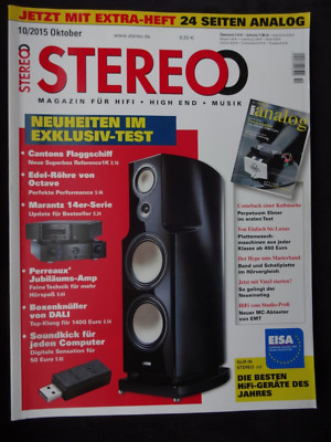 STEREO 10/15, NU PRIME IDA 8,OCTAVE V80SE,CYRUS ONE,CANTON REF. 1K,NAGRA CLASSIC