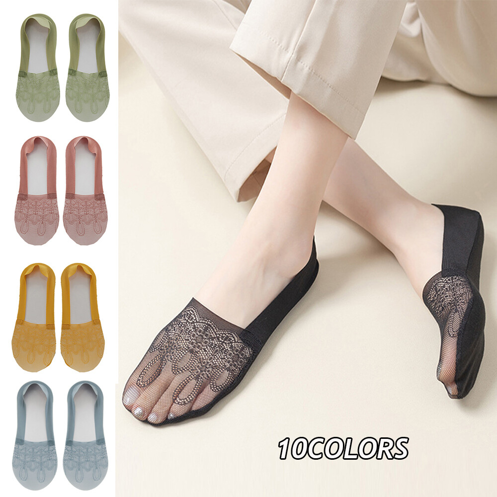 APL Pantofole Donna Antiscivolo Solette Pelle Trasparenti Sottili 