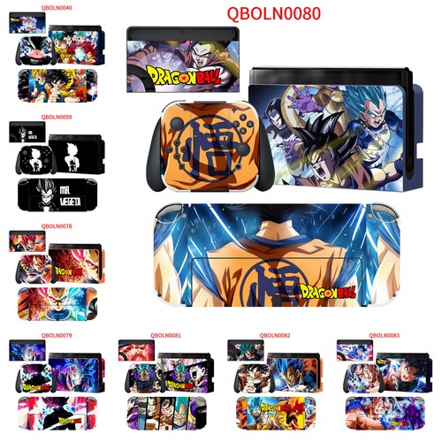 For Switch OLED Console Dragon Ball Vinyl Sticker Dock Skin Protector Cover OZ - Picture 3 of 26
