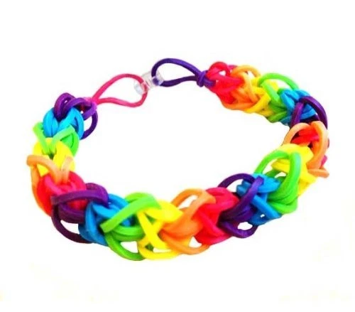Optari Mini Loom Multicolor Rubber Band Bracelet Making Kit Kids
