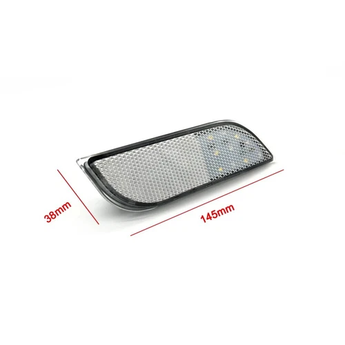 2x Clear Lens LED Rear Bumper Reflector Stop Reverse Brake Light Fog Lamp For 2013-2015 XV Crosstrek