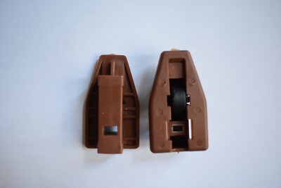 2x Kenlin Rite Trak II Drawer Guide Glide & Stop Roller With Screws, Made In USA - View #4
