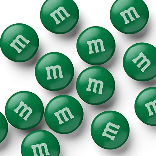 M&M’S Dark Green Milk Chocolate Candy 2lbs of M&M'S in Resealable Pack for Ca... - Picture 2 of 3