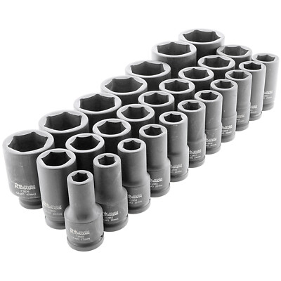 Estink 10-teiliges Schlagschrauber-Nuss-Set 3/4 Zoll – Chrom-Molybdän-Stahl, 22-50 Mm, Mit Aufbewahrungsbox