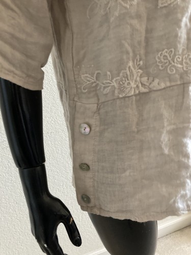 🍄LUNGO L’ARNO Top Lino Talla M - Imagen 3 de 9