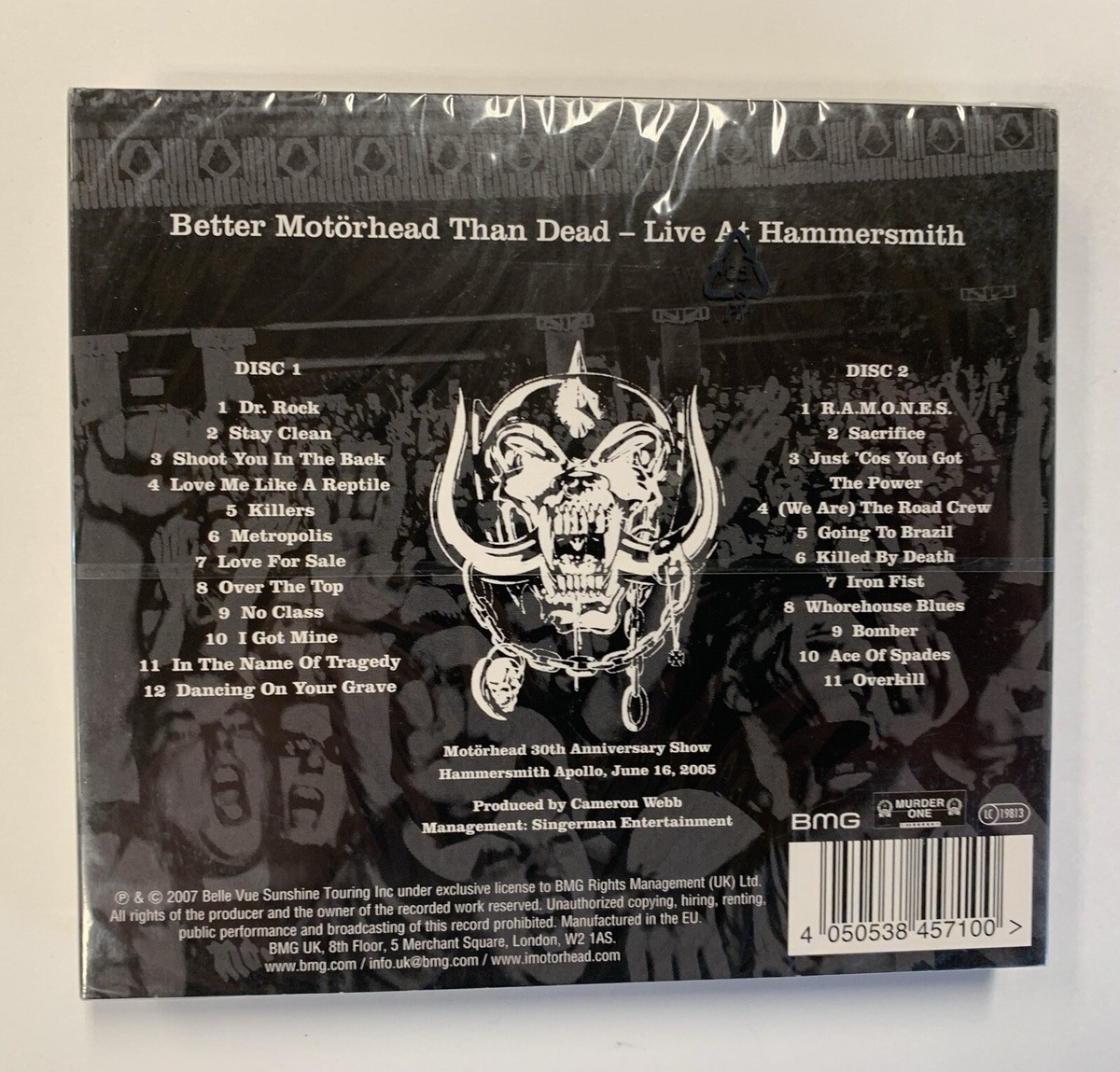 Motörhead - Better Motörhead Than Dead / Live At Hammersmith 2 X