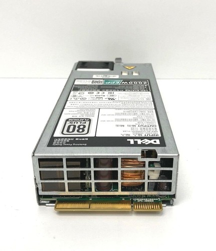 NEW OEM Dell 2000W 80 Plus Platinum D2000E-S0 Power Supply 0J5WMG 2000W 12V 2KW - Afbeelding 3 van 4