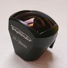 [NEAR MINT] Voigtlander View finder 21 / 25mm black From JAPAN