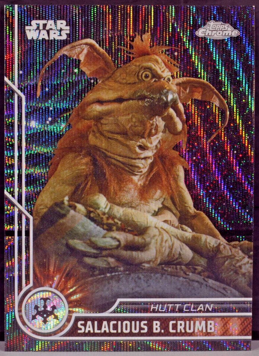 2023 Topps Chrome Star Wars Salacious B. Crumb #46 Black Wave