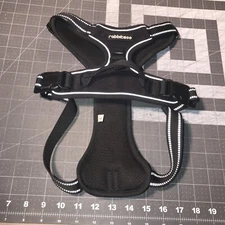 rabbitgoo Dog Pet Harness No-Pull Pet Control Adjustable Reflective Collar Black