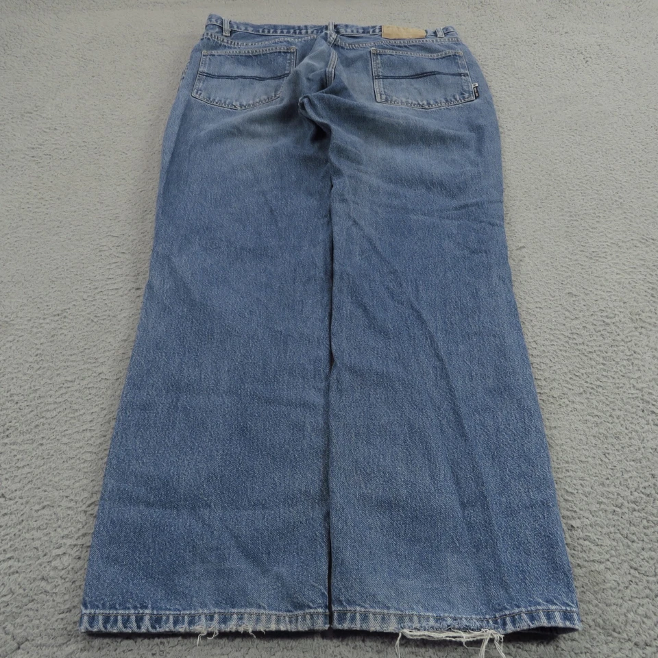 Jeans holgados para hombre 40x34 Y2K patinador grunge pierna ancha apertura zoológico York Jamie Story Foto 2 de 4