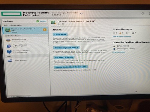 HPE ML110 Gen9 Tower Server E5-2620 v3 6-C 32GB 480GB SSD / 2TB HDD B140i Array - Picture 10 of 11