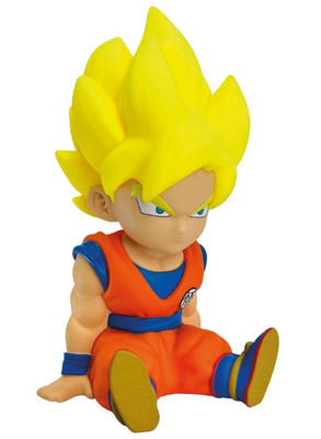 DRAGON BALL Son Goku Super Saiyan Sparbüchse PVC 19cm von Plastoy