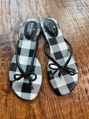 black kate spade flip flops