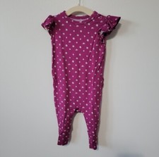 Posh Peanut Melia Ruffle Cap Sleeve Romper size 0-3