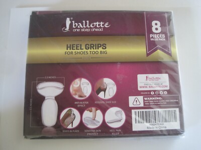 Ballotte Heel Grips For Shoes Too Big New