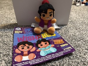 Disney Parks Wishables Magic Carpets Of Aladdin Series Aladdin Plush With Bag