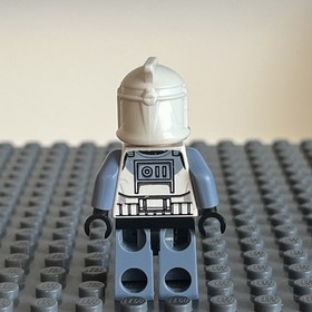 GENUINE LEGO Star Wars Clone Trooper 104th Wolfpack Sand Blue sw0331 Set 7964 2F