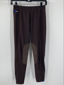 Irideon Womens Brown Elastic Waist Equestrian Riding Pants Size Medium