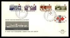 Mayfairstamps Netherlands FDC 1963 Red Cross Combo Ship J Henry Dunant First Day