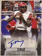2020 Leaf Draft - Autographs Tyler Huntley #BA-TH2 (AU, RC) Auto Rookie