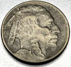 1920-P Buffalo Nickel - 5c Five Cents F Fine Condition Early Date US Coin - 0151