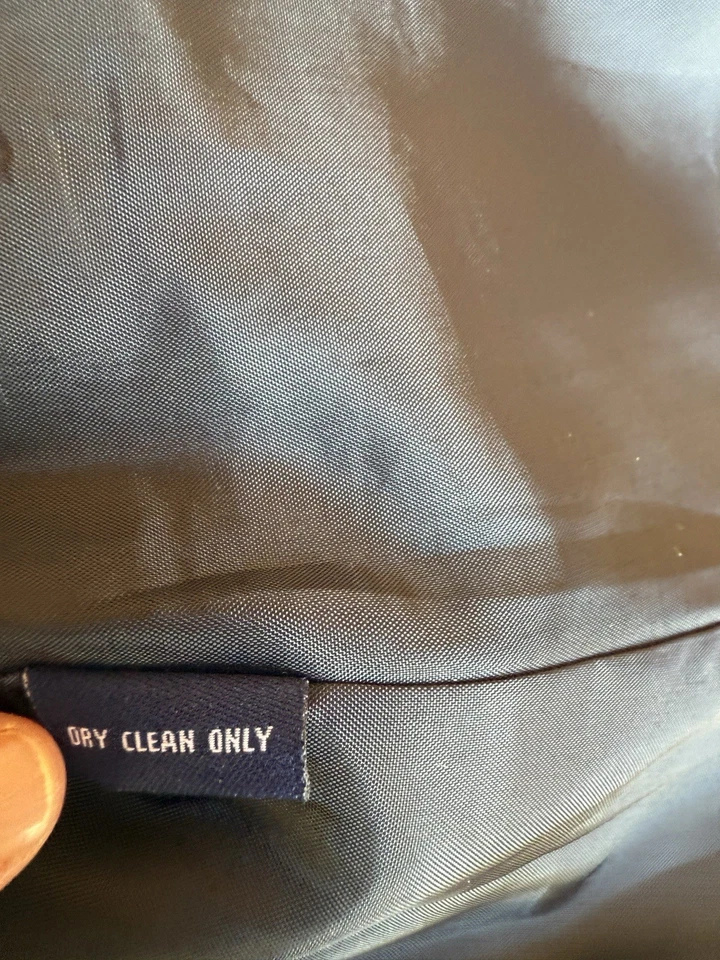 Chaqueta de equitación para mujer Chaps Ralph Lauren espiga negra 7 botones L mezcla de lana Foto 4 de 4