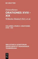 Demosthenes | Orationes Xviii - Xix | Buch | Griechisch (Bis 1453)