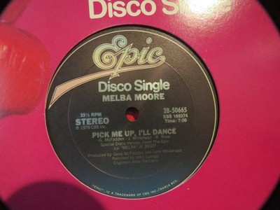 MELBA MOORE '' PICK ME UP,  I'LL DANCE ''   12'' MAXI-SINGLE