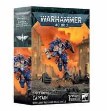 48-102 Space Marines: Captain with Jump Pack and Relic Shield New Space Marines
