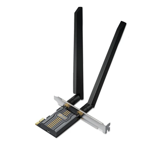 TP-Link Archer TBE400E BE6500 Wi-Fi 7 MU-MIMO OFDMA Bluetooth 5.4 PCIe Adapter - Picture 1 of 5