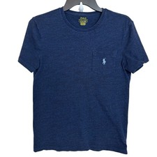 Polo Ralph Lauren Shirt Men  s S Blue Custom Slim Fit Short Sleeve Pony Cotton
