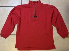 Vintage Champion USA Made Red 1/4 Zip Pullover Sweatshirt Size Small