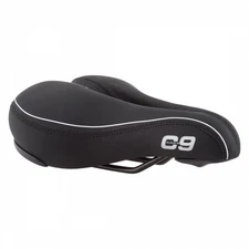 Cloud-9 Unisex Cut Out Bicycle Comfort Seat Airflow Relief Channel Black